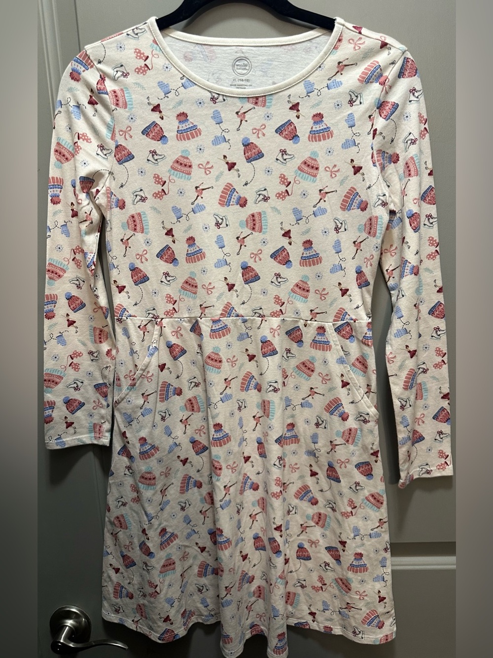 Wonder Nation Size XL (14-16) Winter Theme Dress EUC